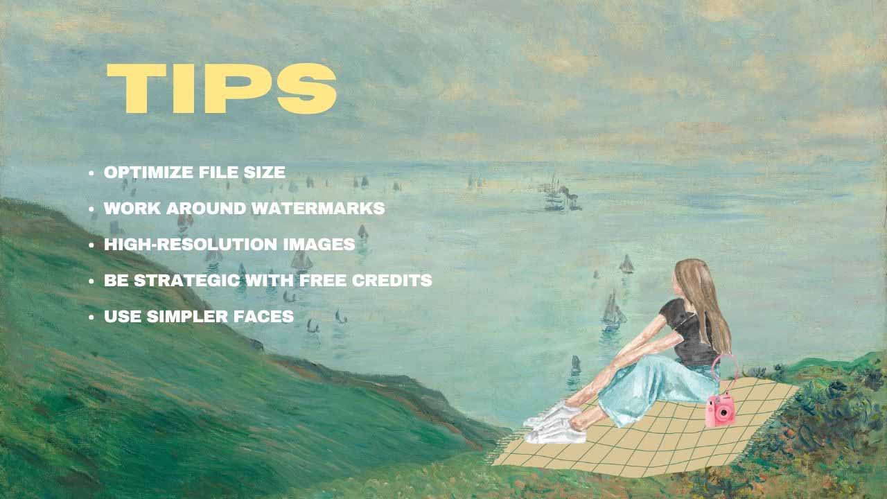 tips for use artguru face swap