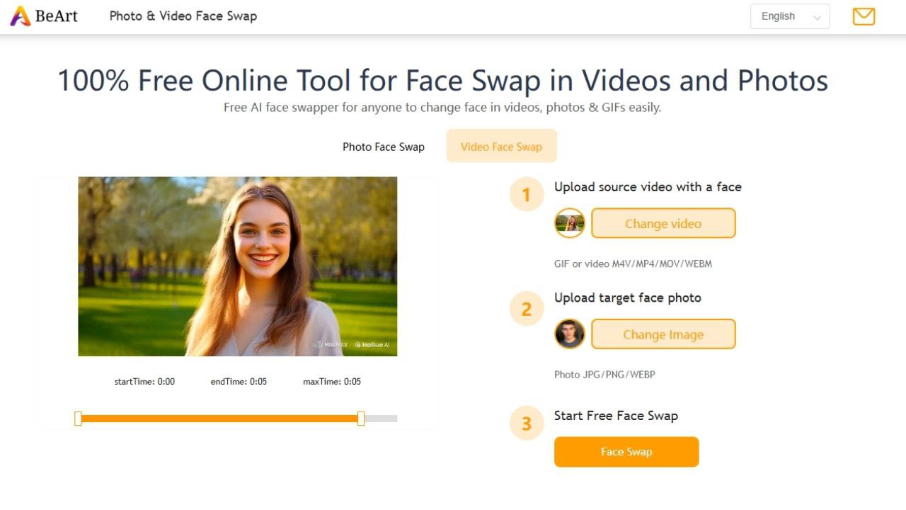 beart ai video face swap