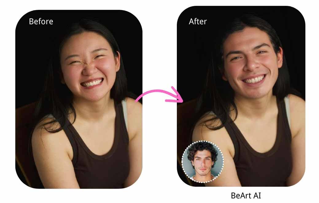 better expression matching face swap
