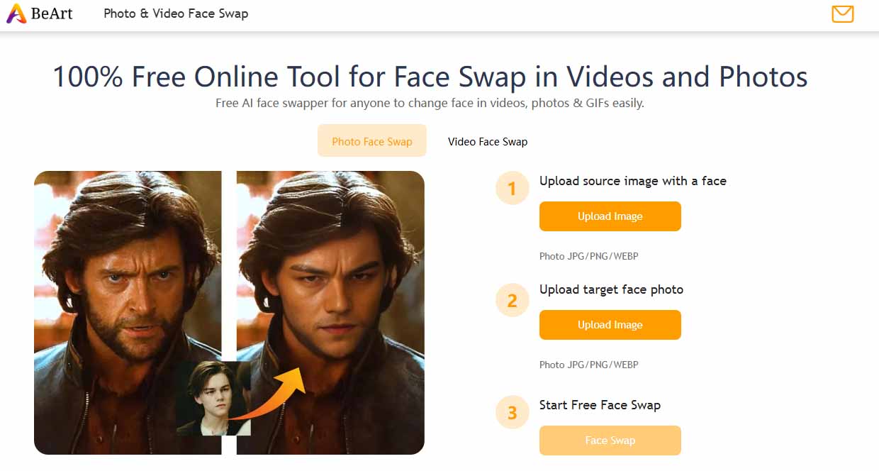 beart ai photo face swap