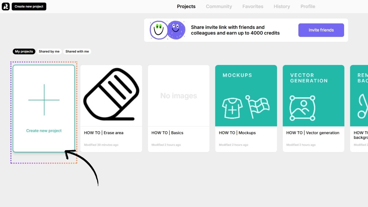 create a new project