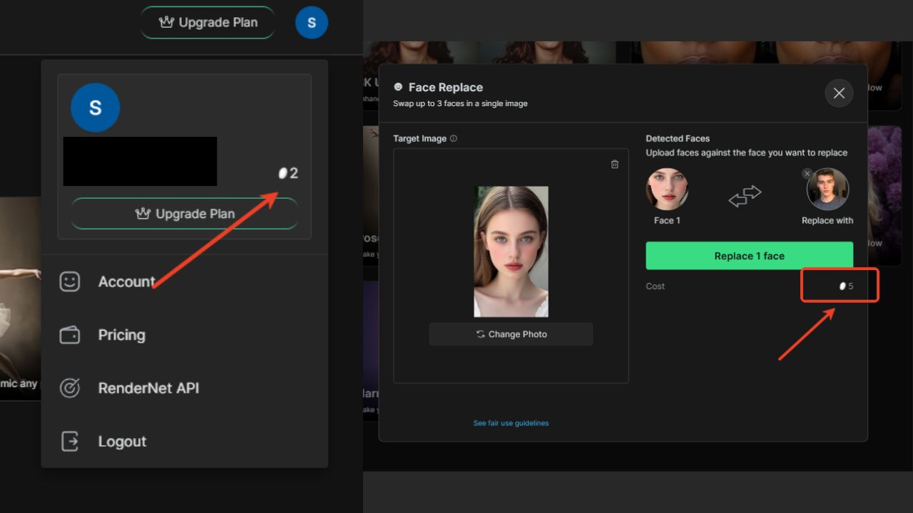 rendernet ai cost and credit system