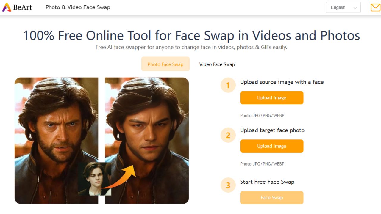 swap face with celebrity
